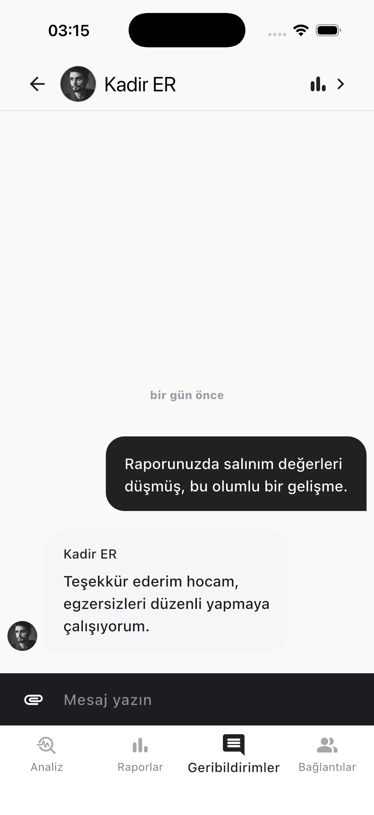 Uygulama önizlemesi