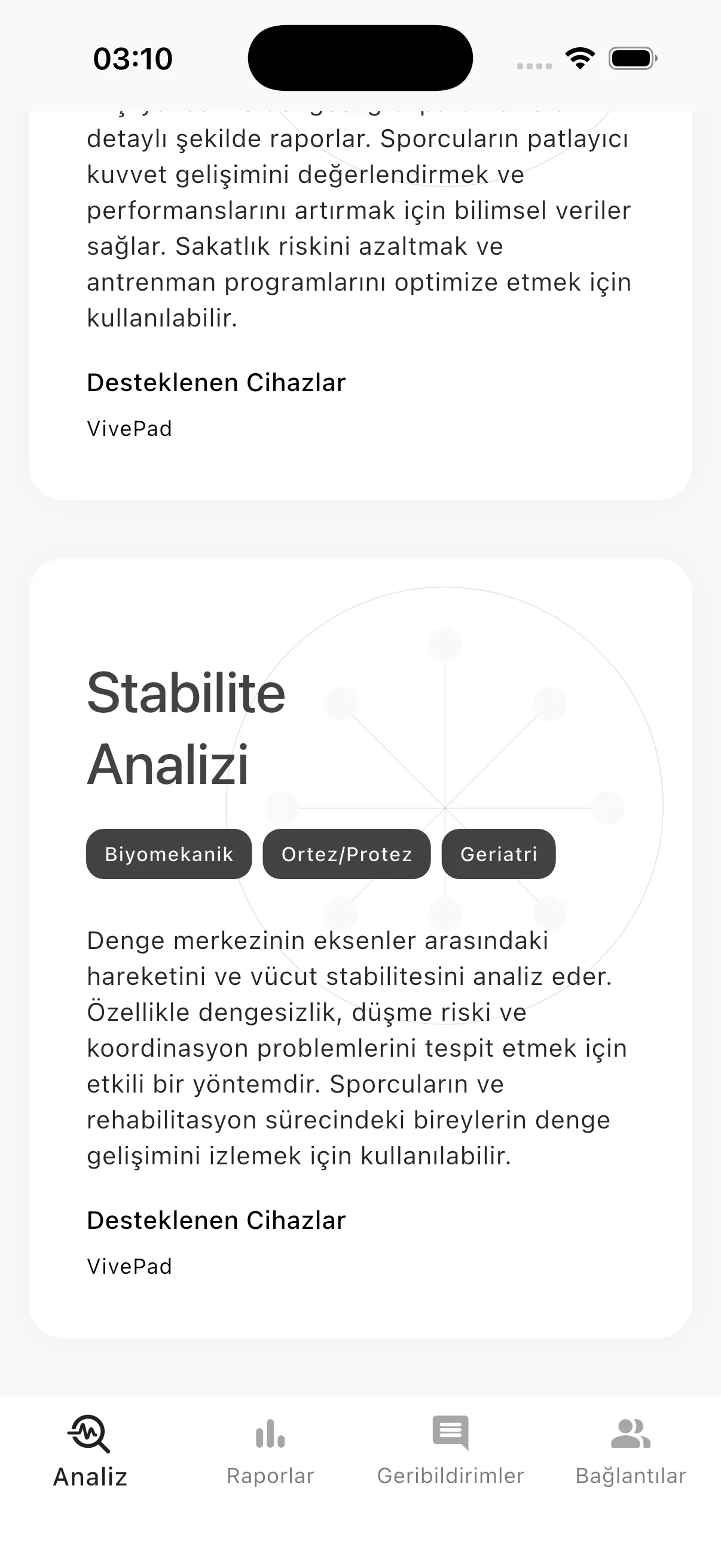 Uygulama önizlemesi